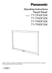 Panasonic TY-TP42P30K