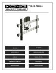 König TVS-KN-FSB504 flat panel wall mount