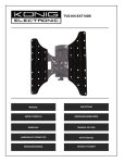 König TVS-KN-EXT100 flat panel wall mount