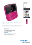 Philips MP3 player SA4RGA02PN