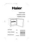 Haier HUM013EA freezer