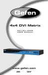 Gefen EXT-DVI-444N video switch
