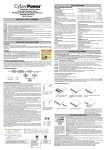 CyberPower PR1500LCDRTXL2UTAA uninterruptible power supply (UPS)