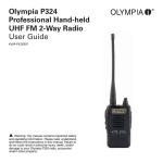 Olympia P324 two-way radio