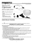 Presto 06020 deep fryer