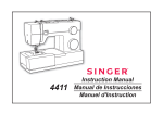 SINGER HD 4411 sewing machine