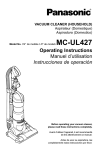 Panasonic MC-UL427 vacuum cleaner