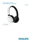 Philips Bluetooth stereo headset SHB9100WT