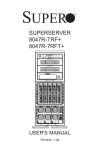 Supermicro SuperServer 8047R-7RFT+