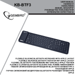 Gembird KB-BTF3-B-US