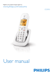 Philips BeNear Additional handset for cordless phone CD2950W