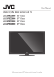 JVC JLC42BC3000 LCD TV