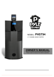 Pyle PHST94IPBK docking speaker