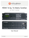 Atlona AT-HD-V1616M video switch