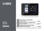 Coby Kyros MID9042 8GB Black