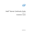 Intel SCSBACKUP system management software