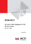 ACTi KCM-5211 surveillance camera