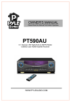 Pyle PT590AU radio receiver