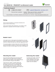 Paxton 360-864BL-US magnetic card reader