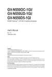 Gigabyte GV-N550D5-1GI NVIDIA GeForce GTX 550 Ti 1GB graphics card
