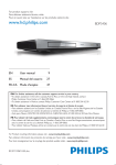 Philips 5000 series Blu-ray Disc/ DVD player BDP5406