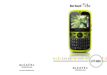 Alcatel OT-800 2.2" 102g Black