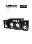 König CMP-SP70 speaker set