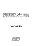 ESI Prodigy X-Fi NRG