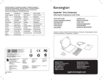Kensington KeyFolio™ Pro 2 Universal Keyboard & Case for 10" Tablets