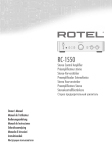 Rotel RC-1550