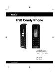 Kraun USB Candy Phone Wireless handset Black