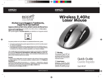 Kraun Wireless 2,4 GHz Laser Mouse