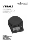 Velleman VTBAL2 personal scale