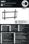 OmniMount 54FB-F flat panel wall mount