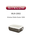 Sitecom WLR-2002 router