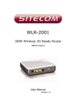 Sitecom WLR-2001 router