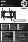 OmniMount IQ200T flat panel wall mount