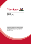 Viewsonic LED LCD V3D231