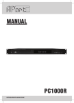 APart PC1000R AV receiver