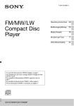 Sony CDX-GT260MP car media receiver