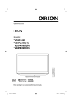 Orion TV32PL690D LCD TV