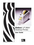 Zebra LP 2824