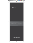 VIZIO XRU9M remote control