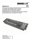 HQ Power 192-channel DMX controller with joystick