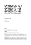 Gigabyte GV-N520D3-1GI NVIDIA GeForce GT 520 1GB graphics card