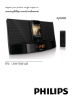 Philips docking system for iPod/iPhone AJ7040D