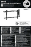OmniMount 54FB-T flat panel wall mount