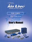 AirLive P-201U print server