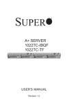 Supermicro 1022TC-TF
