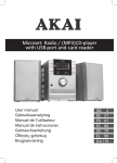 Akai AMP110 home audio set
